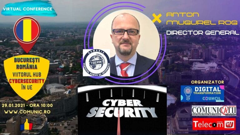 Conferinţa BUCUREŞTI, Hub-ul Cyber al UE: Anton Mugurel ROG, Director General CYBERINT: La nivel de cercetare, Europa este în spatele SUA și al Asiei, iar prin  Centru Cyber de la Bucureşti încearcă să facă un pas înainte în acest domeniu