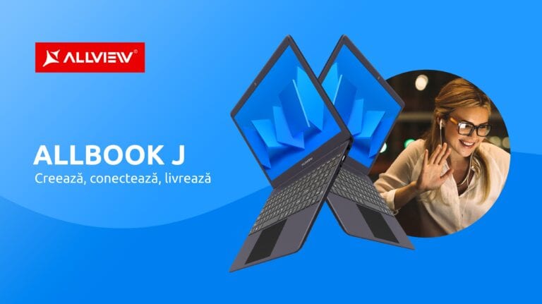 Allview a lansat Allbook j, cel mai nou model de laptop din portofoliul său