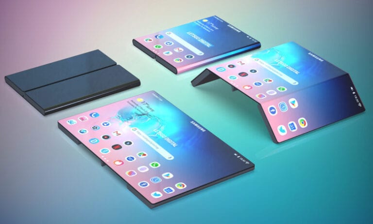 Samsung lucrează la un model de smartphone double-folding