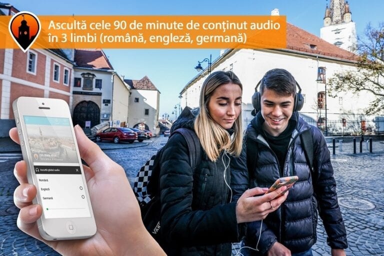 Ghid audio în trei limbi, disponibil în aplicaţia Sibiu City, pentru vizitarea centrului istoric al Sibiului Ghid audio în trei limbi, disponibil în aplicaţia Sibiu City, pentru vizitarea centrului istoric al Sibiului