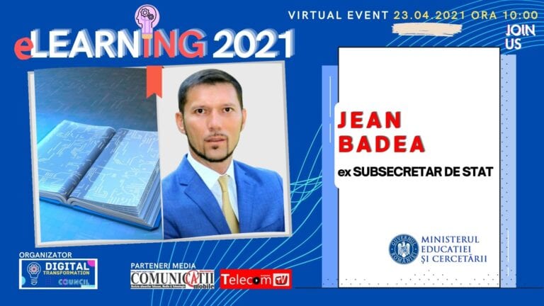 VIDEO Conferința eLEARNING 2021: Jean BADEA, exSubsecretar de stat, Ministerul Educației: Strategia SmartEdu este în stand-by. Se vorbește mult despre digitalizare, dar se face puțin.