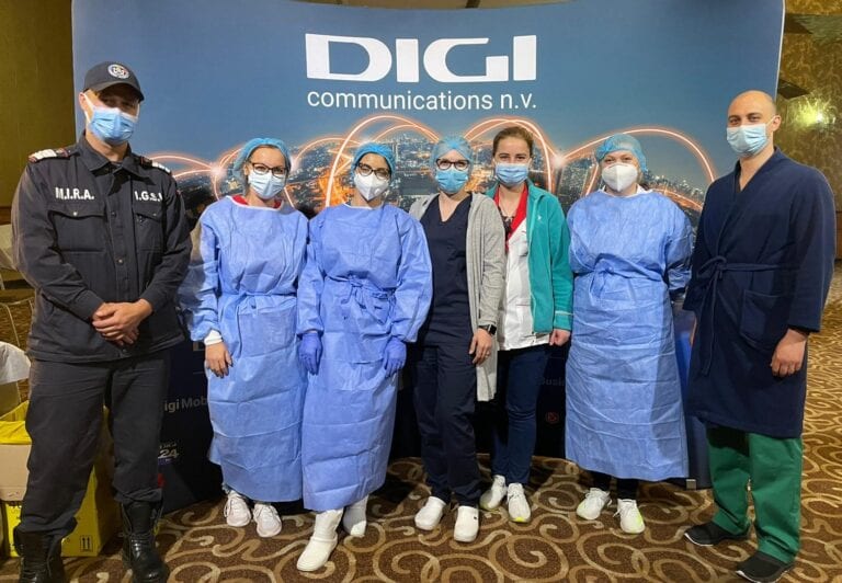DIGI organizează un centru mobil de vaccinare pentru angajaţii din Bucureşti