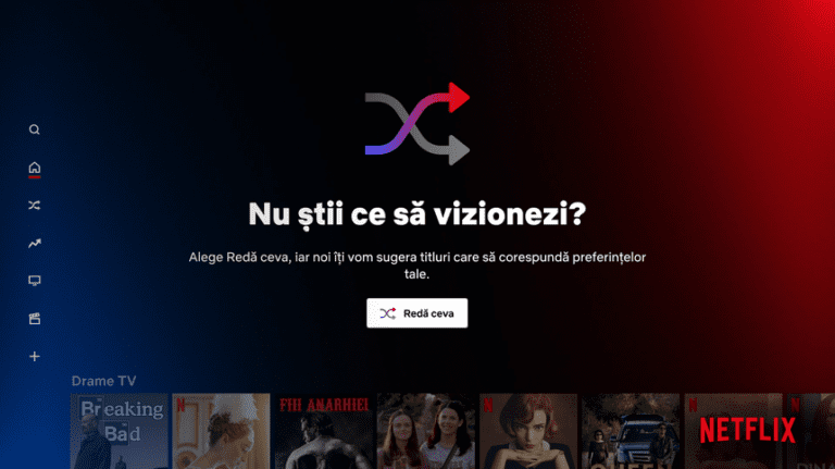 Netflix lansează “Play Something”, funcţie care foloseşte un algoritm pentru a alege ce să redea