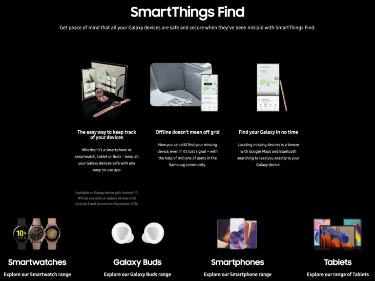 Samsung SmartThings Find are peste 70 de milioane de dispozitive de asistenţă