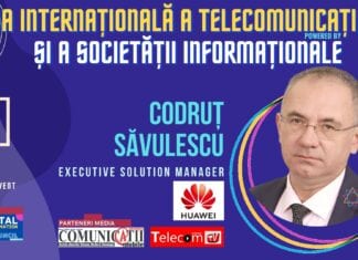 VIDEO Codruț Săvulescu, HUAWEI: Transformarea digitală înseamnă 5G, platforme, cloud computing, AI și content @ Conferința Ziua Internațională a Telecomunicațiilor și a Societății Informaționale 2021