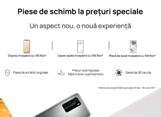 Vreţi să vă reparaţi telefonul sau tableta? Găsiţi „Piese de schimb la prețuri speciale” până pe 30 iunie, la centrele de service Huawei