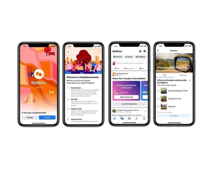 Neighborhoods, noul instrument Facebook pentru comunităţile locale