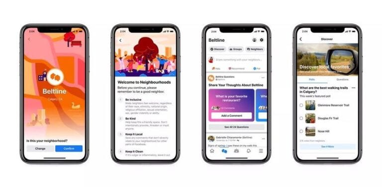 Facebook lansează Neighborhoods, un instrument social pentru comunităţile locale