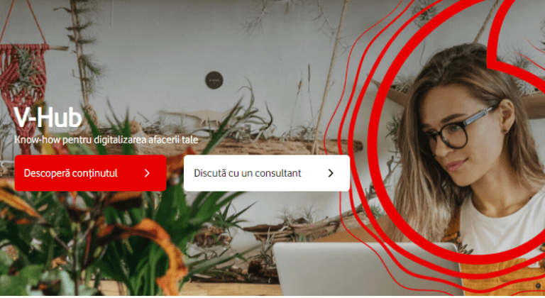 Vodafone Business lansează V-Hub, o platformă online care facilitează transformarea digitală