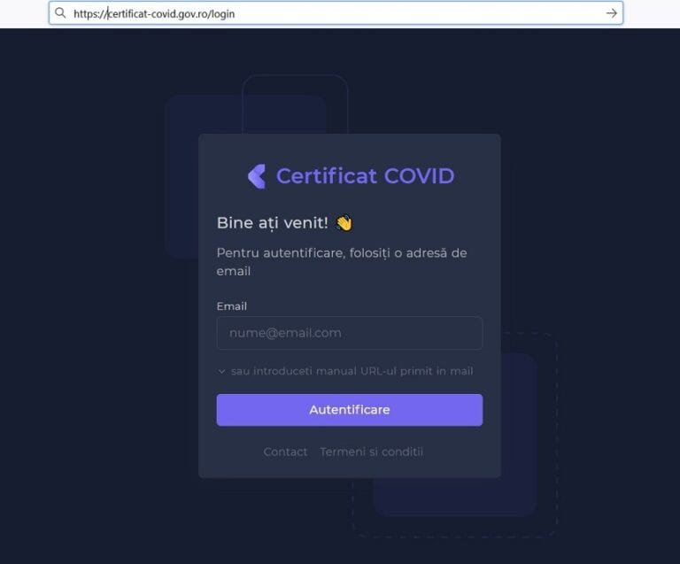 STS – Portalul web de pe care pot fi generate certificatele digitale UE privind COVID este pregătit pentru lansarea la 1 iulie. Care sunt paşii pentru obţinerea certificatului. Timpul de generare a poate fi de la câteva secunde, până la o oră