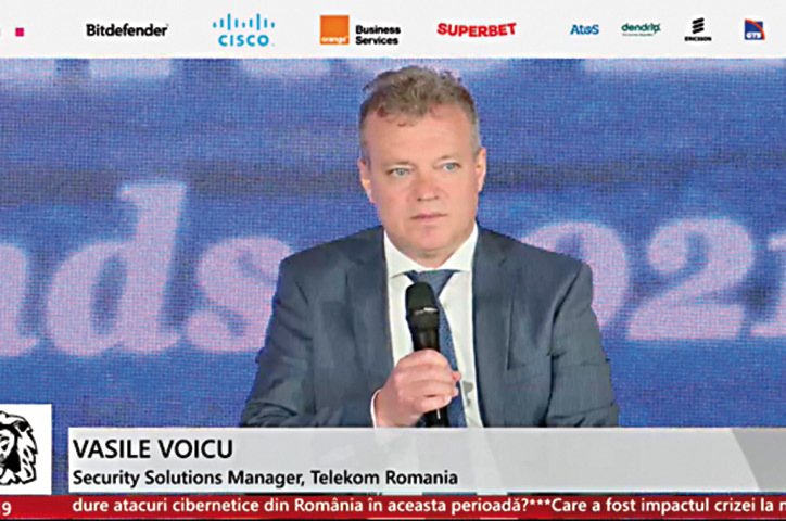 Protecţia datelor în era muncii hibrid. Lecţiile primului an de pandemie. Vasile Voicu, security solutions manager, Telekom: Dispozitivele personale şi cele de muncă trebuie să respecte aceleaşi reguli pentru a ne apăra de atacurile cibernetice