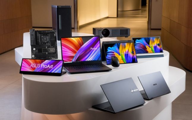 ASUS a anunţat noi soluţii pentru creatorii de conţinut, echipate cu ecrane OLED şi Windows 11