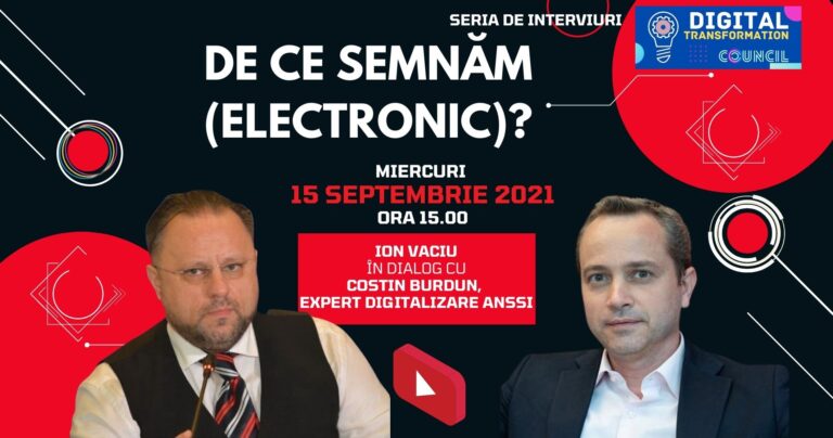 LIVE – DE CE SEMNĂM (ELECTRONIC)?
