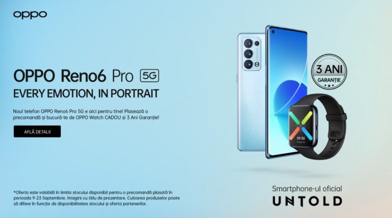 Precomenzile la Reno6 Pro 5G le-au întrecut de 4 ori pe cele la Reno4