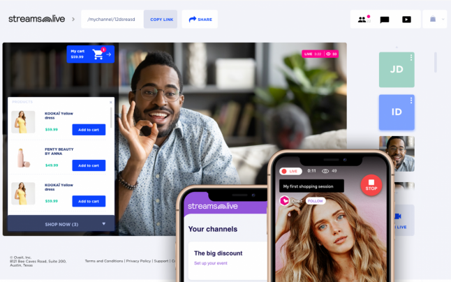 Streams.Live, soluţie românească de Live Stream Shopping, anunţă integrarea cu Shopify