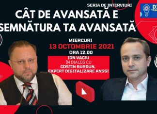 LIVE – 13 OCTOMBRIE, ORA 12.00 – CÂT DE AVANSATĂ E SEMNĂTURA TA AVANSATĂ?