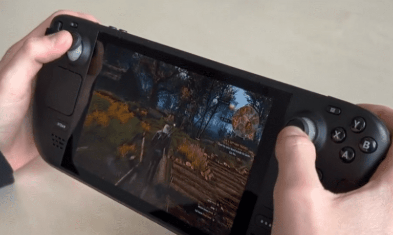 Steam Deck în acțiune! Iată cum rulează The Witcher 3 pe noua consolă Valve