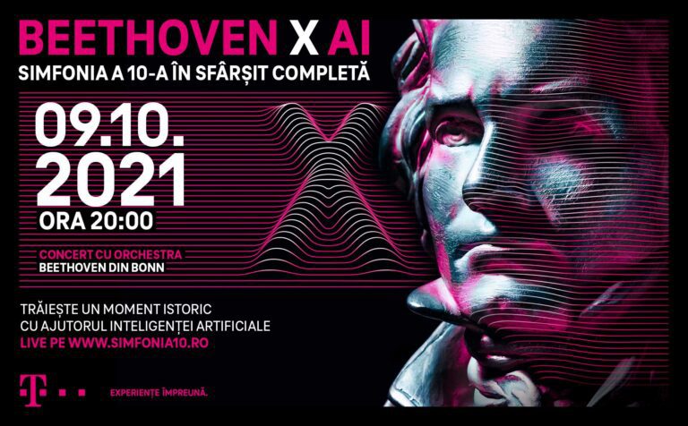 Inteligența artificială finalizează cea de-a X-a simfonie a lui Beethoven, care va fi transmisă live pe 9 octombrie din Bonn. În România, livestream-ul va fi disponibil de la ora 20.00 pe simfonia10.ro