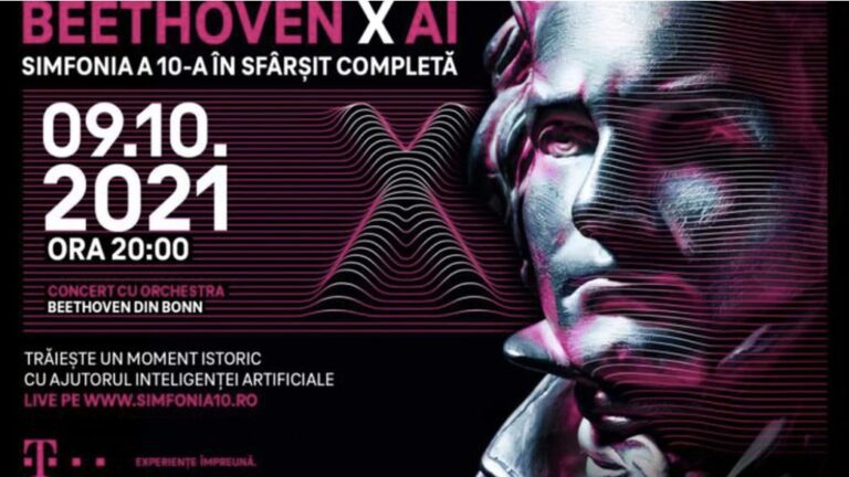 Premieră mondială: inteligenţa artificială finalizează cea de-a X-a simfonie a lui Beethoven. Concertul, transmis live și în România
