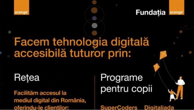 Orange lansează o campanie națională de conștientizare a importanței accesului la tehnologia digitală