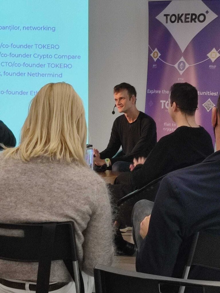 Vitalik Buterin, omul din spatele Ethereum, la Bucureşti: Sunt multe lucruri care pot fi făcute în spaţiul crypto. Trebuie doar să îţi găseşti locul