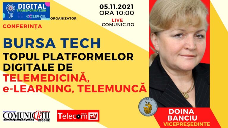 Doina BANCIU, AOŞR @ BURSA TECH: Avem nevoie de un consens pentru transformarea digitală în educație, ca să evităm fenomenul de digital divide