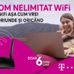 Telekom Mobile: oferim cea mai simplă soluție de internet portabil pentru casă sau birou, Nelimitat WiFi, cu 6 euro/lună