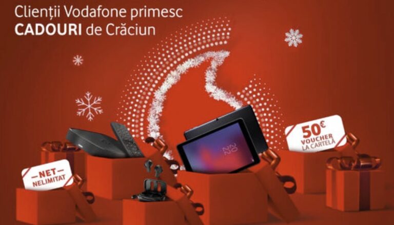 Vodafone România anunţă ofertele pentru Crăciun. „Ne-am propus să oferim clienților noștri, existenți și noi, cadouri”