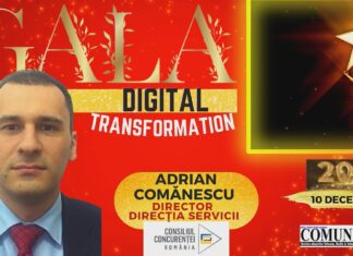 Adrian COMĂNESCU, Consiliul Concurenței @ DIGITAL TRANSFORMATION GALA 2021: Ne uităm cu atenție la sectorul serviciilor de intermediere a livrărilor online, la serviciile de comercializare în mediul online a produselor turistice și la sectorul serviciilor de intermediere online la cazare și a publicității în mediul online