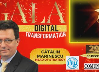 Cătălin MARINESCU, ITU @ DIGITAL TRANSFORMATION GALA 2021: Obiectivul general al ONU, anunțat în urmă cu numai zile, este ca până în 2030 toată lumea să fie conectată. 96% din populația lumii este acoperită cu servicii de telecomunicații cel puțin 3G, dar 2,9 miliarde de persoane nu sunt conectate, adică 37% din populația lumii.