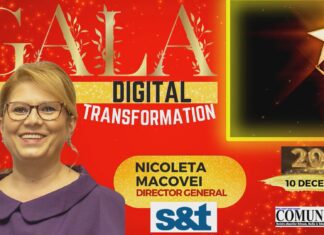 Nicoleta MACOVEI, S&T @ DIGITAL TRANSFORMATION GALA 2021: Anul 2021 a fost unul bun pentru noi. Suntem acolo unde credem că ar trebui să fie integratorul IT S&T Romania