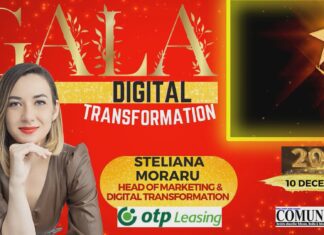 Steliana MORARU, OTP Leasing @ DIGITAL TRANSFORMATION GALA 2021: Obiectivele noastre sunt smart leasing, self service și paperless