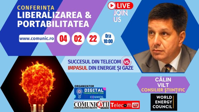 Călin VILT @ Liberalizarea & Portabilitatea – Telecom vs. Energie și gaze: Aș vrea să conving clasa politică din România că energia nu are culoare politică