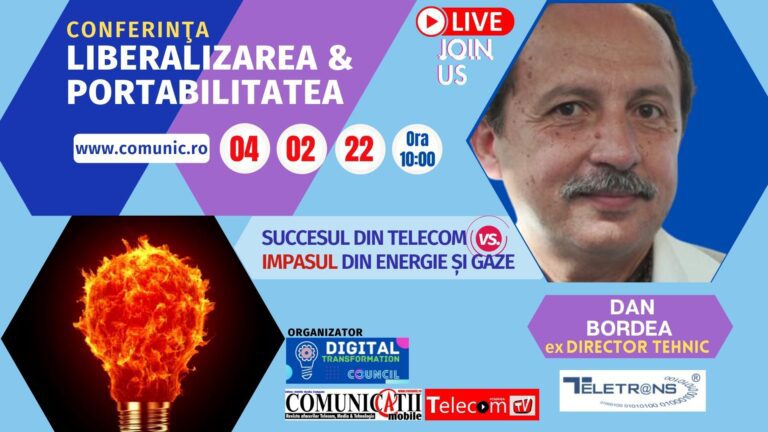 Dan BORDEA, Teletrans @ Liberalizarea & Portabilitatea – Telecom vs. Energie și gaze: Care sunt principalele vulnerabilități ale pieței de energie din România? Prima este dispariția cărbunelui, urmată de raportul inegal dintre cerere și ofertă, influența pieței certificatelor verzi, ponderea ridicată a pieței spot, influența costului unor materii prime – gaze, petrol (care sunt energii de bază), durata mare și costul ridicat pentru realizarea unor capacități de producție, lipsa energiei de bază care să acopere mai bine curba de sarcină și avizele ecologice în cazul centralelor eoliene și hidro