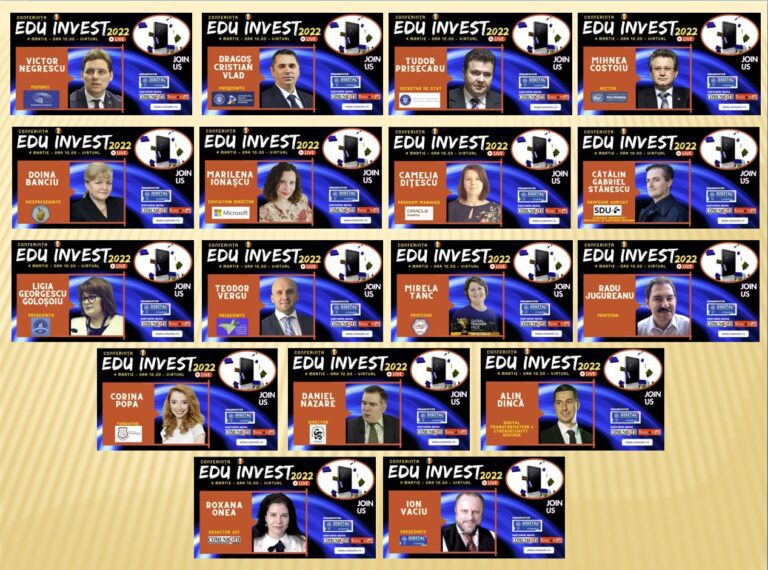 VIP SPEAKERS @ EDU INVEST 2022 CONFERENCE