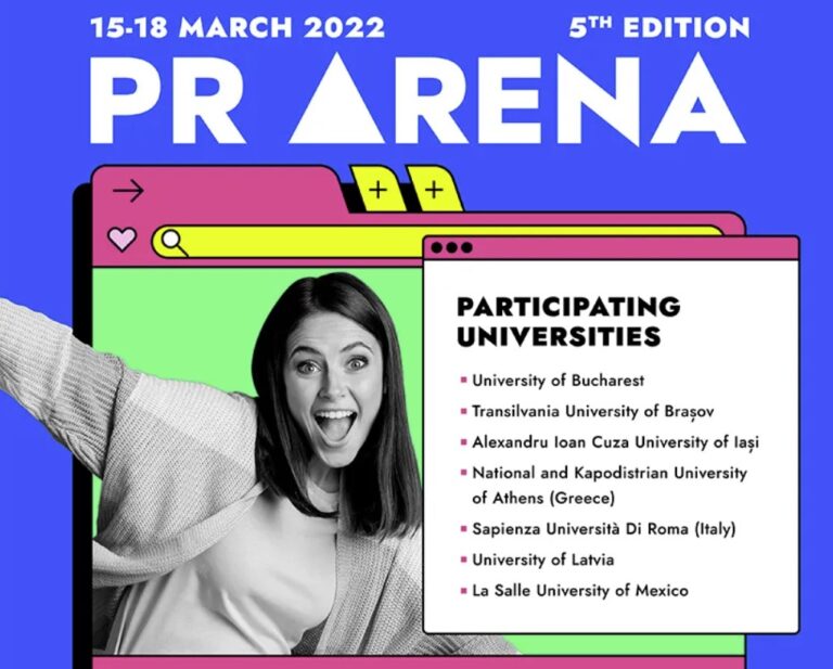 130 de studenți din 5 țări, 2 continente și 11 universități au participat la PR Arena 2022. Vezi cine sunt câştigătorii competiţiei