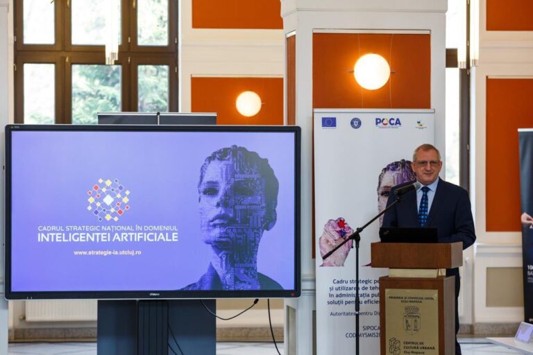 Consultare publică la Cluj: ADR și UTCN | pregătirea elaborării primei strategii naționale de inteligență artificială (AI), proiect cofinanţat din bani europeni pentru exerciţiul trecut, 2014-2020