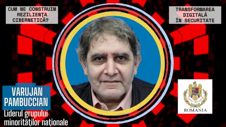 Varujan Pambuccian @ CyberWar Conference: Mare atenție la rețelele IoT și la factorul uman când vorbim de securitate cibernetică!