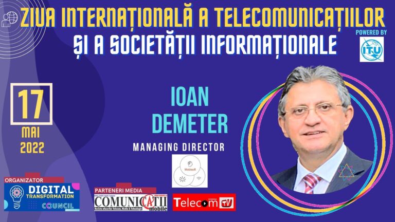 Ioan Demeter @ Aniversarea 25 de ani de comunicații electronice în România: În prezent, pe zona 5G, au fost inițiate proiecte de machine learning și AI cu operatori din România