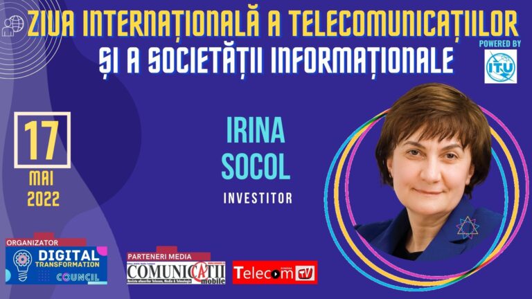 Irina Socol @ Aniversarea 25 de ani de comunicații electronice în România: O carieră cu 3500 de proiecte desfășurate în 27 de țări