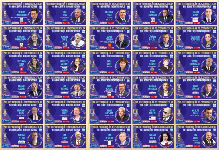 LIVE VIP SPEAKERS @ ZIUA INTERNAȚIONALĂ A TELECOMUNICAȚIILOR ȘI A SOCIETĂȚII INFORMAȚIONALE