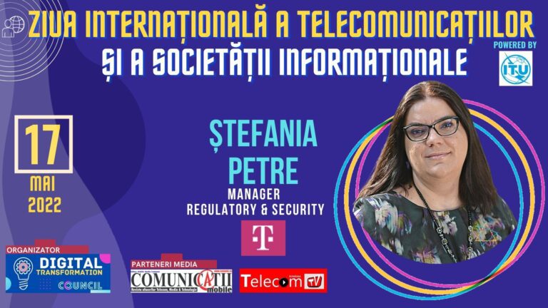 Ștefania Petre, Telekom Mobile @ Ziua Internaţională a Telecomunicaţiilor şi a Societăţii Informaţionale: Ne preocupă segmentul seniorilor și al persoanelor cu dizabilități, dar și al copiilor expuși la riscuri de securitate cibernetică