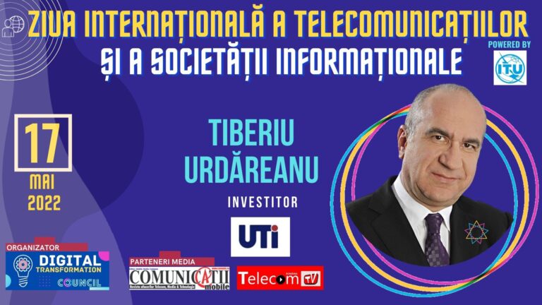 Tiberiu Urdăreanu @ Aniversarea 25 de ani de comunicații electronice în România: Chiar dacă avem o conectivitate foarte bună în România și autostrăzi digitale la un nivel foarte dezvoltat, cu toate acestea nu prea circulă mașini pe aceste autostrăzi și ducem lipsă de servicii digitale pentru populație și aplicații software
