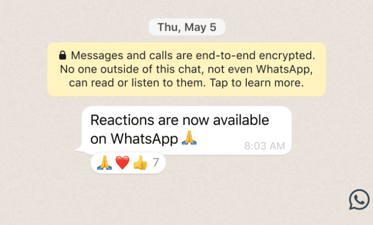 WhatsApp introduce reacții cu emoji-uri la mesaje și suport pentru fișiere mai mari