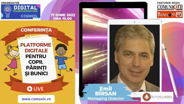 Emil Bîrsan, Butonul Roșu @ Platforme digitale pentru copii, părinți, bunici: Principala problemă în cazul unor proiecte de tipul Butonul roşu este asigurarea finanțării