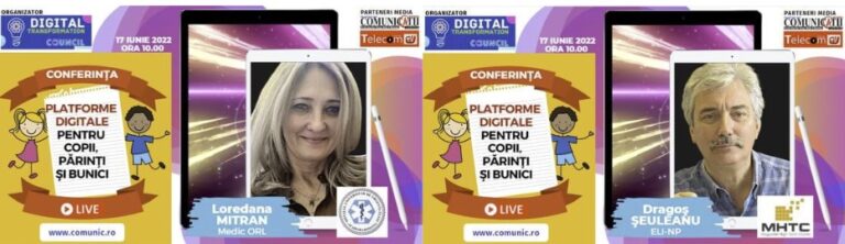 Dragos Șeuleanu, ELI-NP & Loredana Mitran, Spitalul Elias @ Platforme digitale pentru copii, părinți, bunici: Activitatea de comunicare poate să reducă în viitor presiunea asupra sistemului național medical printr-o atitudine preventivă