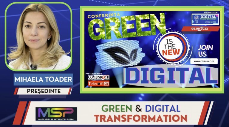 Mihaela Toader | CJ Ilfov @ GREEN is the NEW DIGITAL – Conference: Este foarte probabil ca majorarea cheltuielilor pentru utilități să fie între 20% și 30%