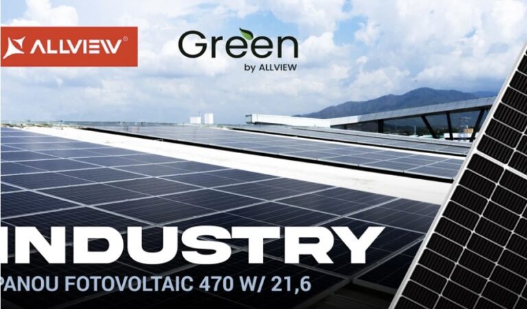 Visual Fan își extinde portofoliul Allview Industry prin lansarea panoului fotovoltaic de 470 W, destinat uzului industrial
