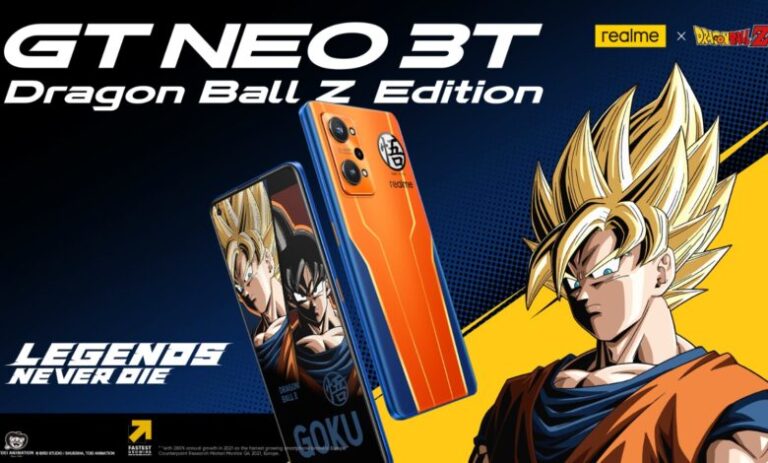 Ediția specială a telefonului realme GT NEO 3T cu tematică Dragon Ball-Z este acum disponibilă pentru precomandă