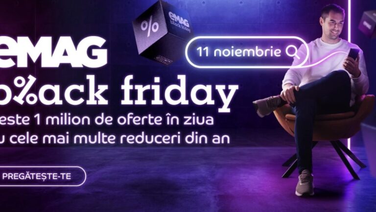 eMAG dezvăluie primele produse din oferta de Black Friday